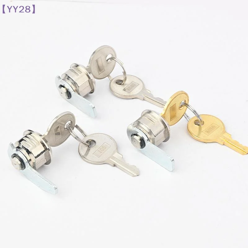 【YY28】Zinc Alloy Cash Cabinet Lock With 2 Keys Register/Mailbox/Drawer Lock For Storage Cabinets Lockers Hardware Accessory{Y}