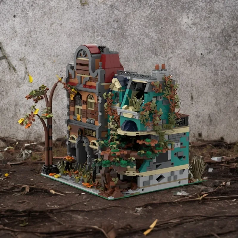 3278-Piece MOC Creator Library 10270 Apocalypse Version Modular Diy Toys Kid Gift Creative Stacking Bricks Model Building