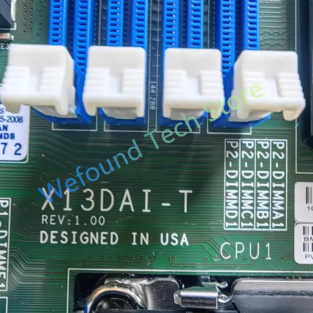 

For Supermicro Two-way Workstation Motherboard 4677 Pin 350W Power Consumption C741 Chipset Supports DDR5 X13DAI-T