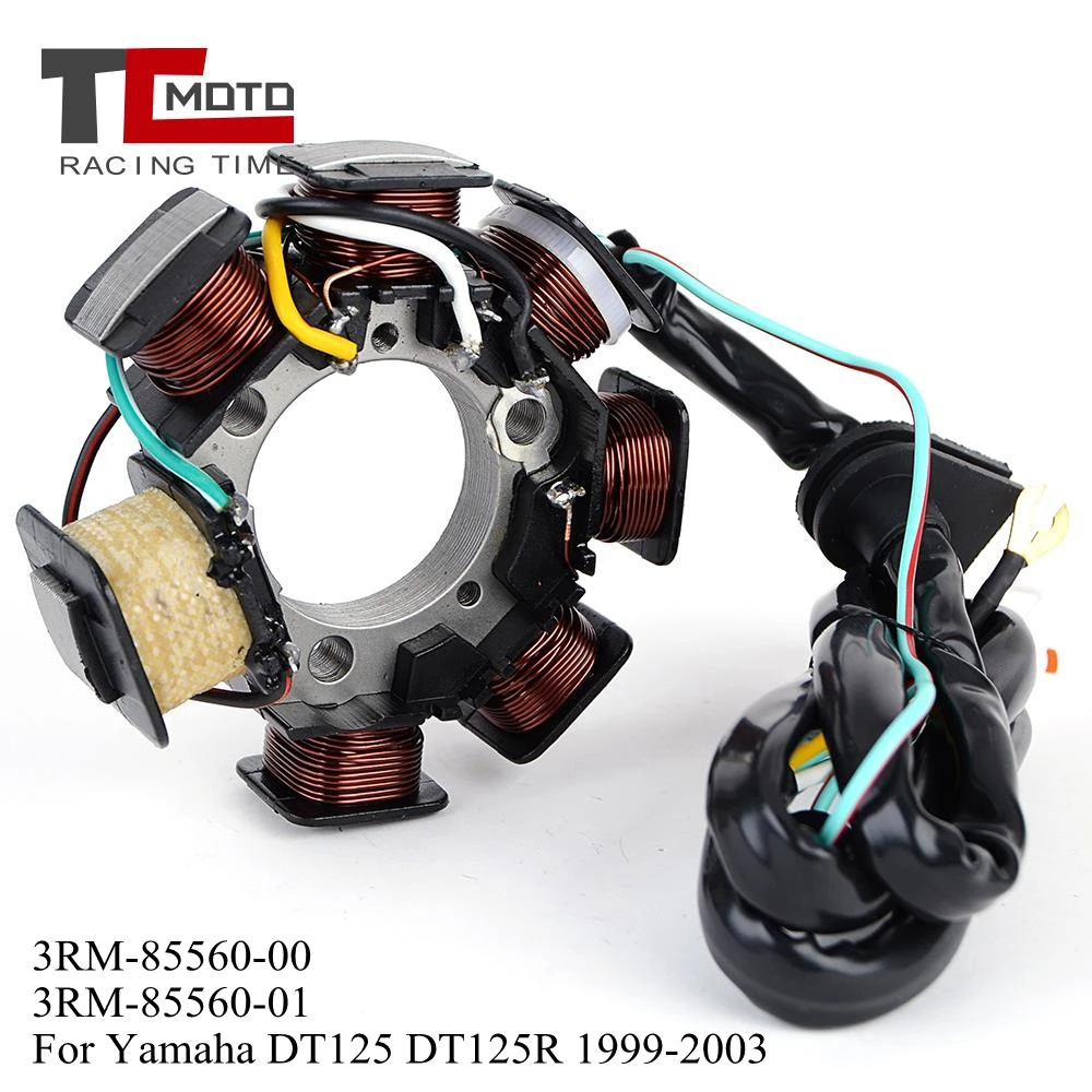 

DT 125 125R Motorcycle Magneto Generator Stator Coil For Yamaha DT125 DT125R 1999 2000 2001 2002 2003 3RM-85560-00 3RM-85560-01