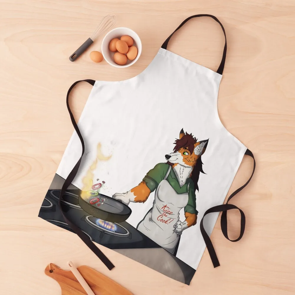 

Cooking with fire Apron Salon For Kitchen Apron