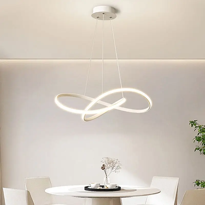 

Modern Nordic Minimalist Creative Metal LED Pendant Light for Dining Room Living Room Bedroom Bar Table Home Decor