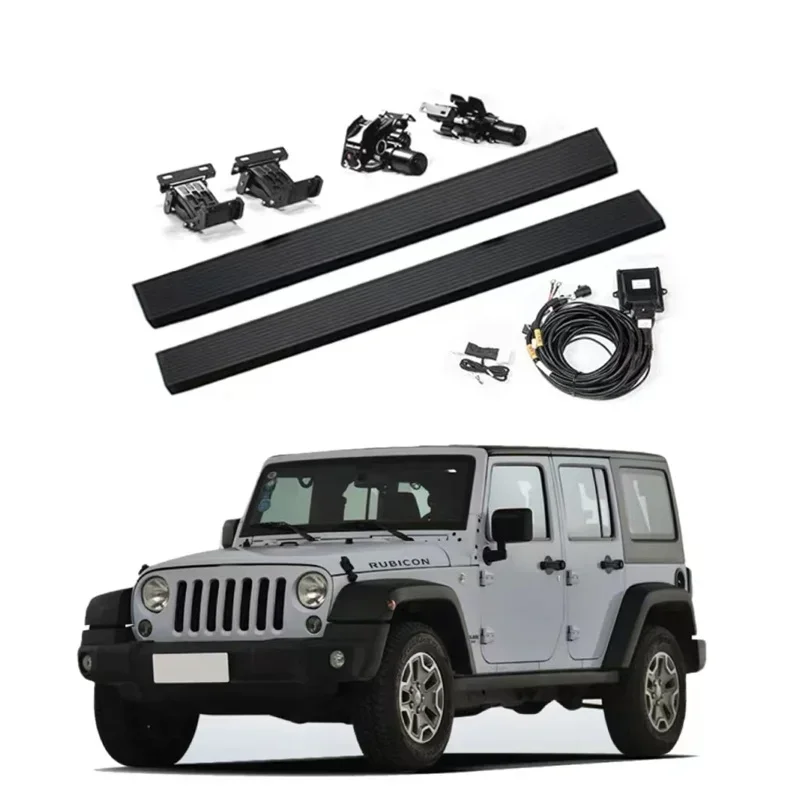 

Подходят для Jeep Wrangler JK JL 2/4 Door 2007-2021 высококачественные электрические подножки боковые ступенчатые педали