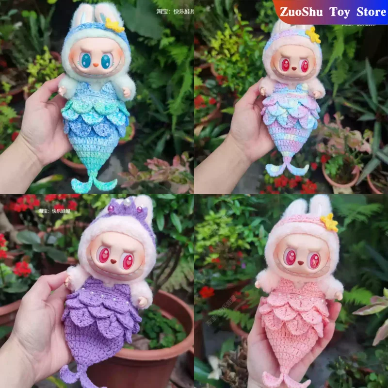 

Labubu Doll Clothes 17cm Baby Clothes Fashion Mermaid Set Kawaii V1 V2 Doll Clothing Accessories No Dolls