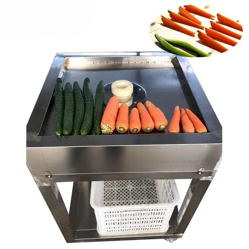 Cucumber strip cutting machine Eggplant strip cutting machine Carrot strip cutting machine