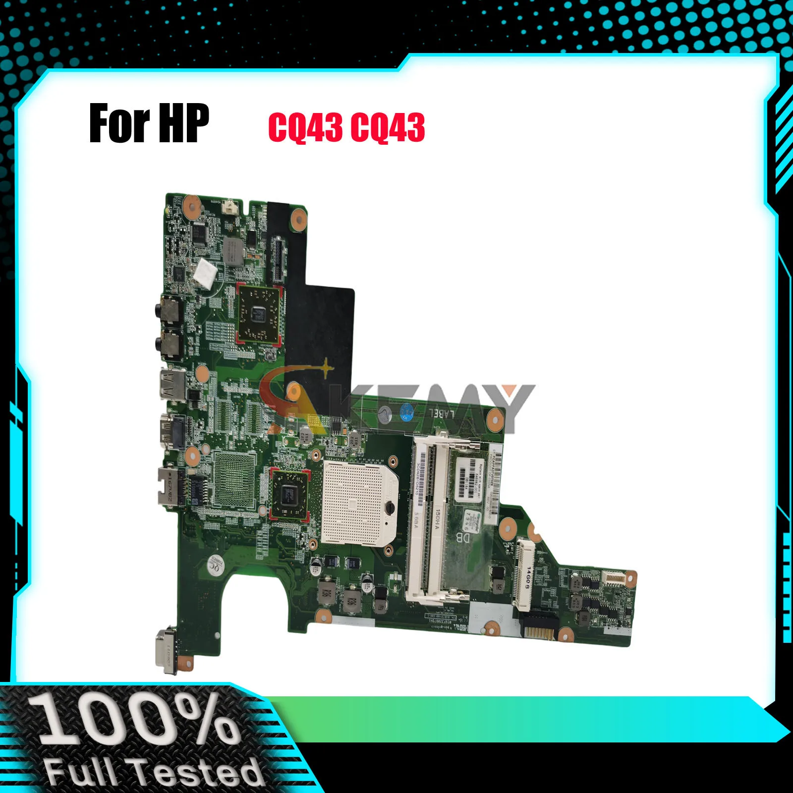 Per la scheda madre del computer portatile HP 430 630 631 CQ43 CQ57 646981-001 646982-001 HM65 DDR3 DIS Testato OK