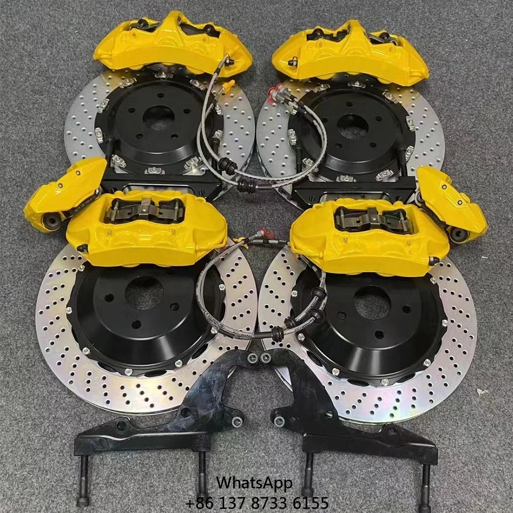 High Performance 6 Pot Brake Caliper 6 Piston Brake Kit For VW Golf Mk5 Mk6 Gti Mk7 Big Brake Kit