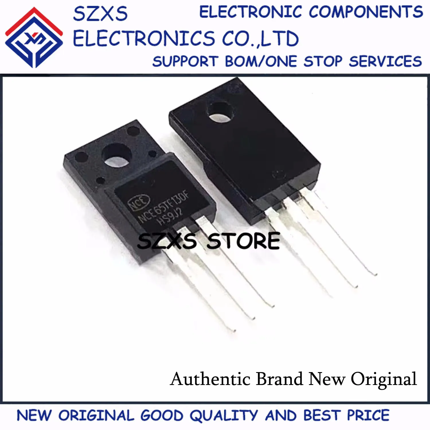 New Original 10Pcs NCE65TF130F TO-220F 650V 28A MOSFET Field Effect Transistor In Stock Electronic Components Good Quality