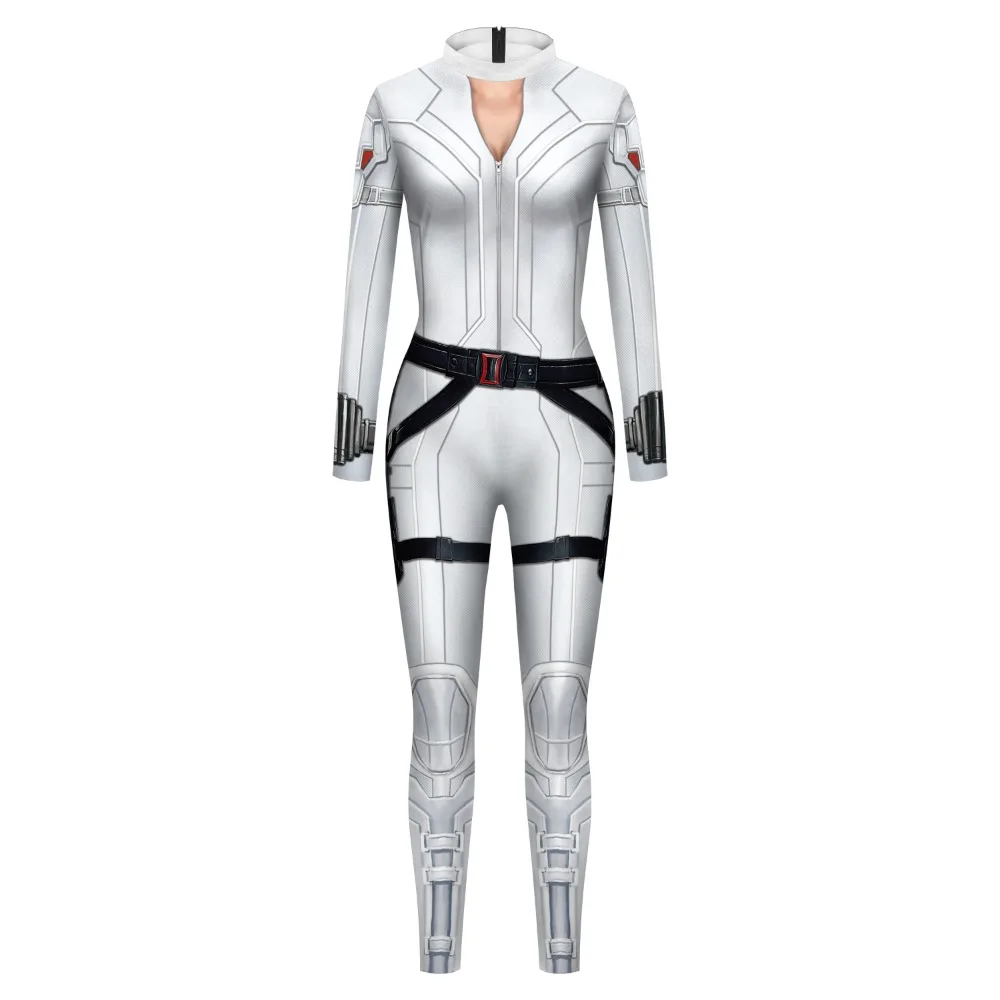 أرملة سوداء ملابس تنكرية لمسرح الأدوار للنساء ، ملابس حرب جديدة ، بدلة جسم مطبوعة ، ملابس نسائية ، بذلة ضيقة ملتوية عالية المرونة