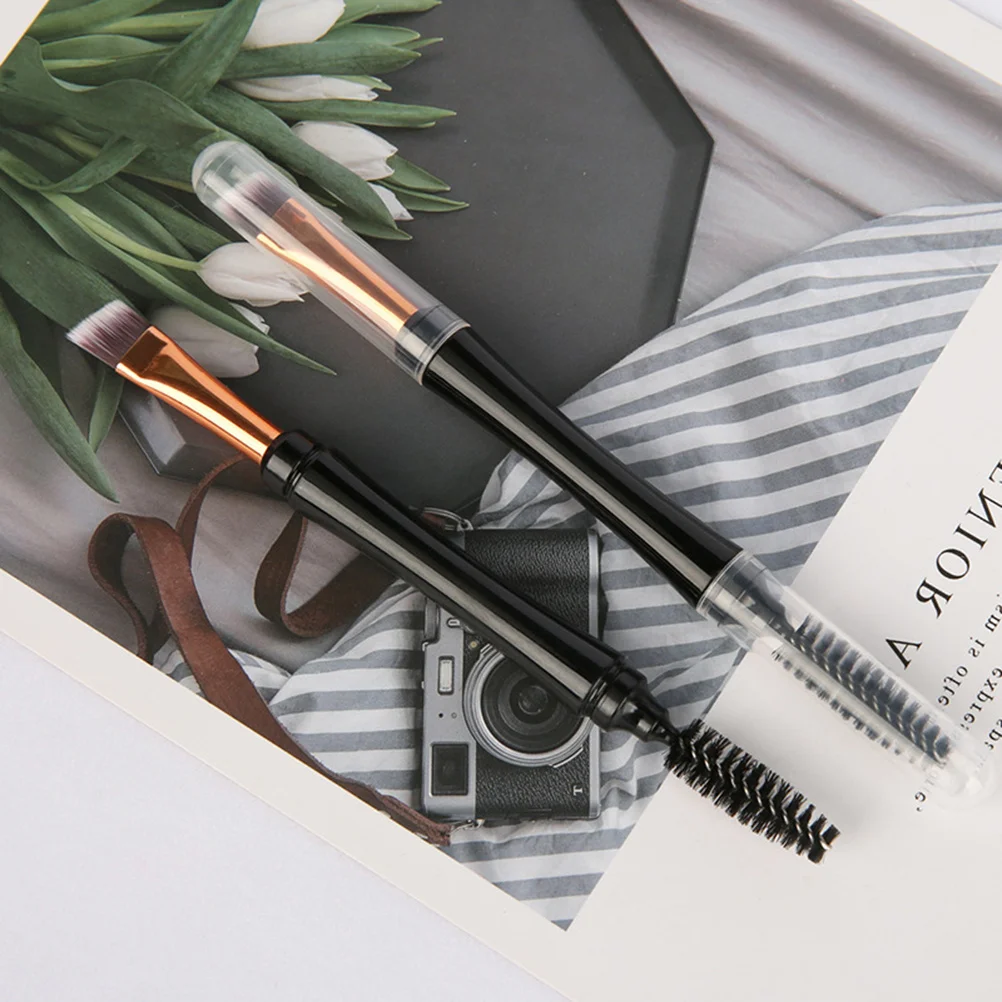 Set per trucco da 2 pezzi Manici lisci Setole fini per applicazioni impeccabili Strumenti per pennelli cosmetici Regalo per le donne