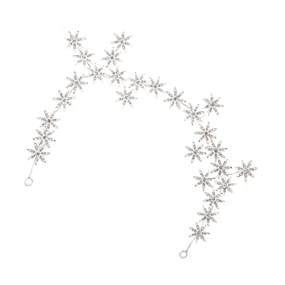 

Sparkling Star Rhinestone Bridal Headband Elegant Wedding Accessory For Bridesmaid Flower Girls Party Alloy Women