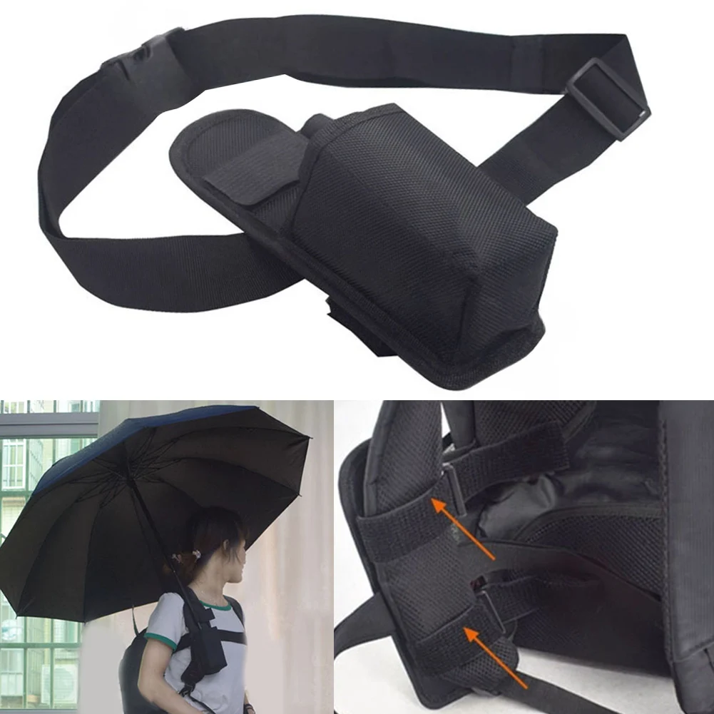 Outdoor Activities Fishing External Bag Adjustable Fishing Umbrella Holder Black 1680D Oxford Cloth Easy To Wear Fixed Pack