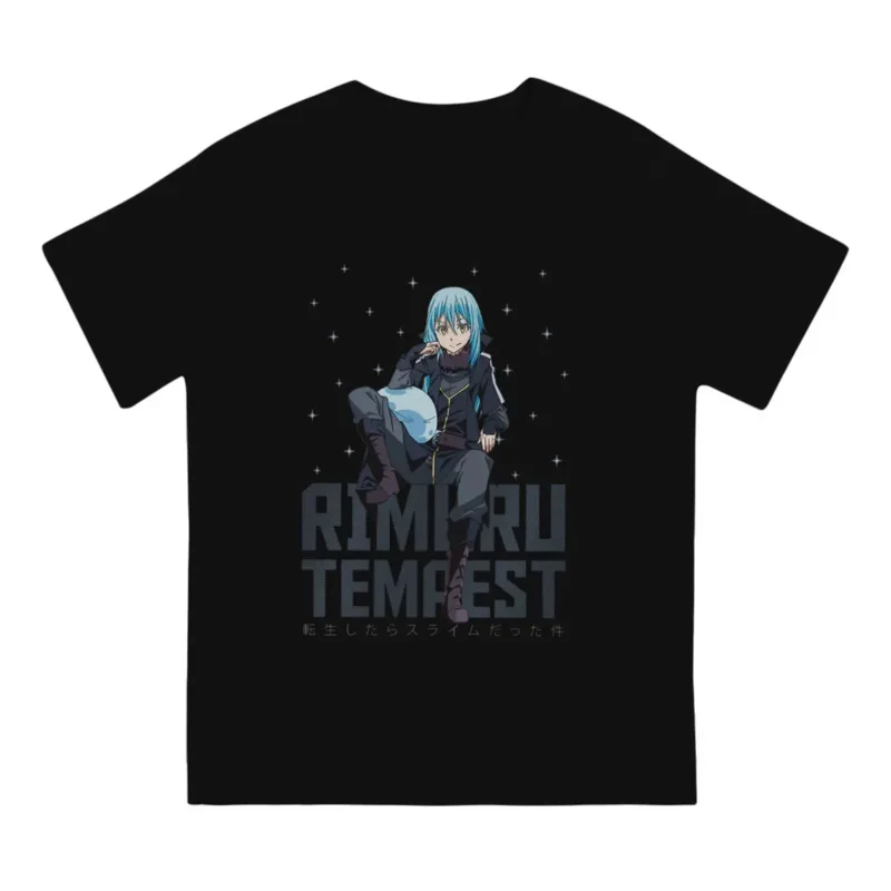 That Time I Got Reincarnated As A Slime Anime Man TShirt Rimuru Tempest Distinctive T Shirt Harajuku Sweatshirts Hipster