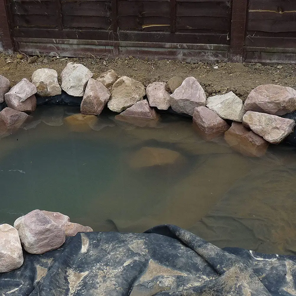 Fish Pond Liner Garden Waterproof Membrane Film Heavy Duty Water Pool Cover Pad Small Pond Leak-Proof Liner for Outdoor Garden view 3