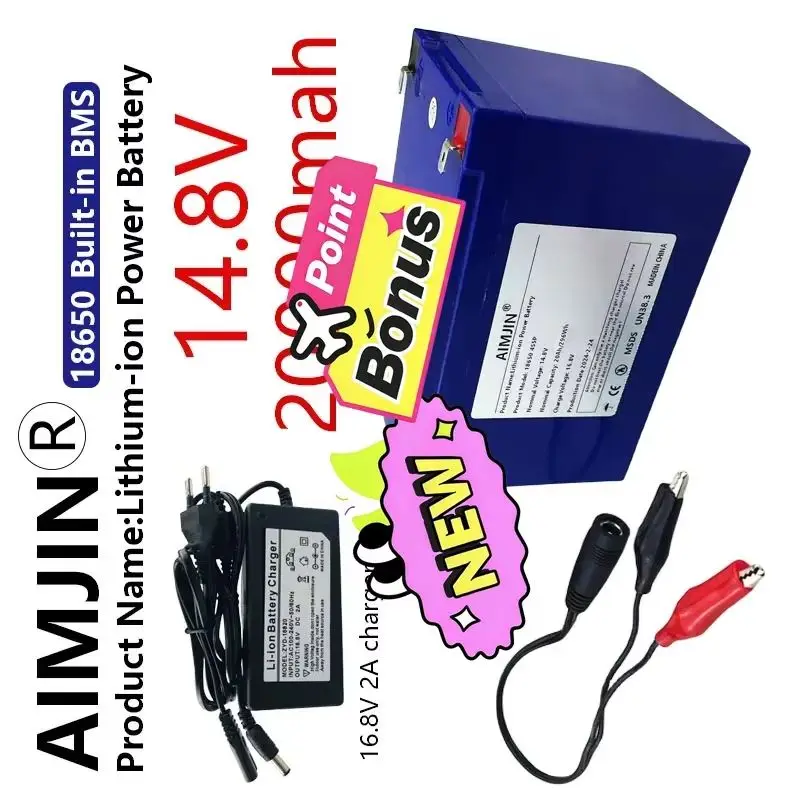 4S5P 14.8V 20000mAh Lithium-ion Battery, Suitable for 16.8V Equipment, High-power Inverter, Tourist Car Solar Cell so on