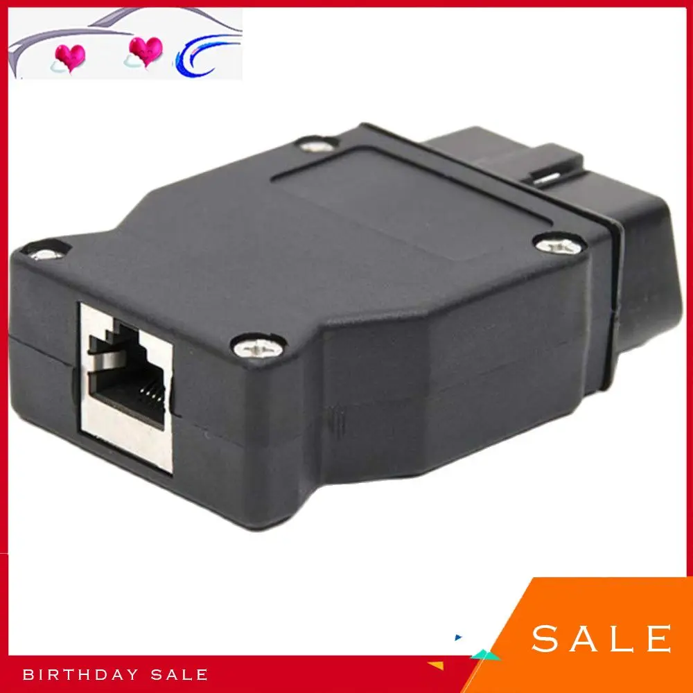 

For BMW ENET Ethernet to OBD2 16Pin Connector Works For BMW ESYS Coding F-Series OBD Diagnostic Plug