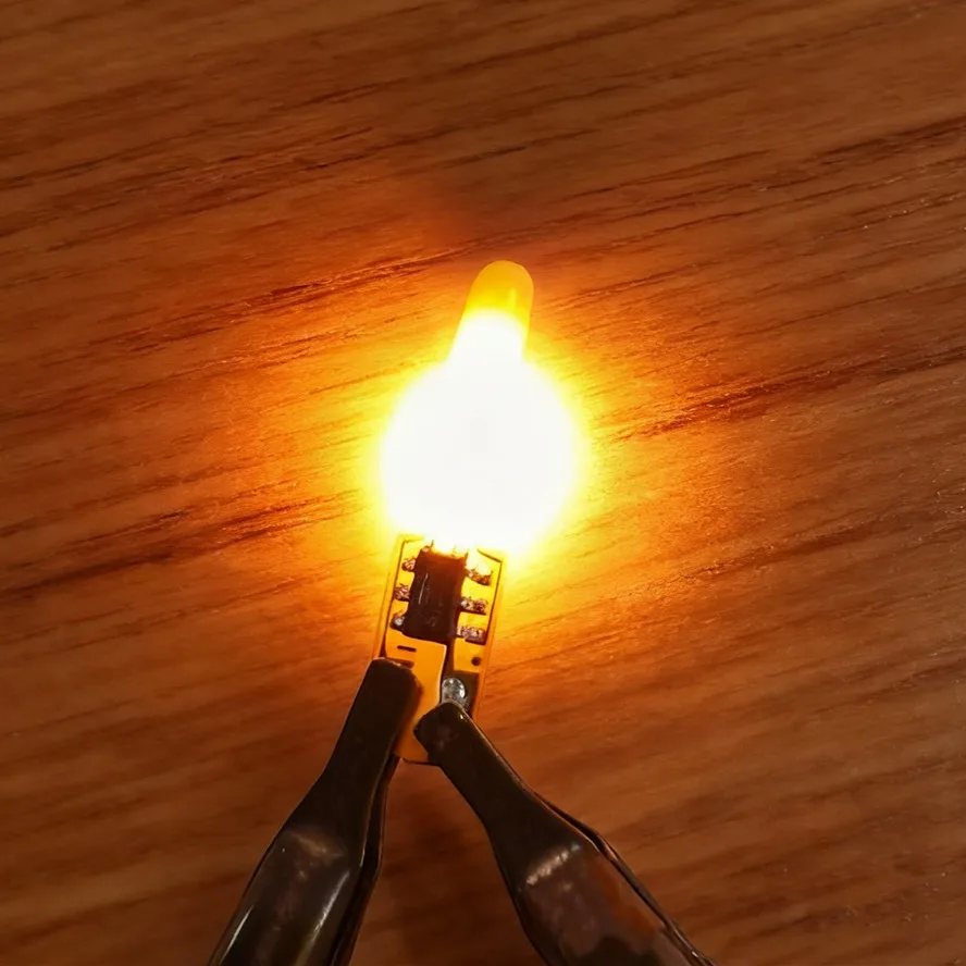 1~10PCS 3V Led Flash Flame Candles Edison Bulb LED Filament 1800K COB Diode Birthday Party Decoration Light Bulb Accessories