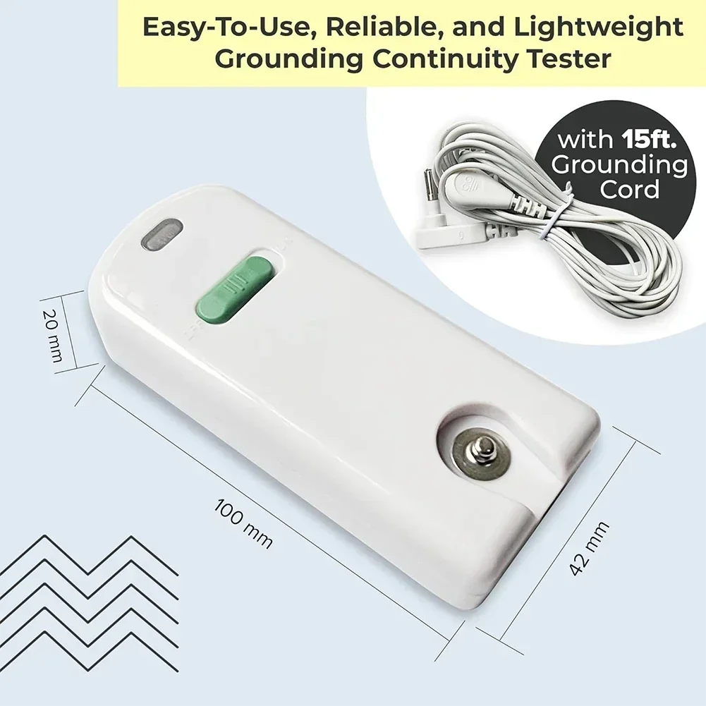 Grounding Tester Kit Use To Test The Continuity And Effectiveness Of Grounding Sheets, Pillowcases, Mats, Sheets, Pads