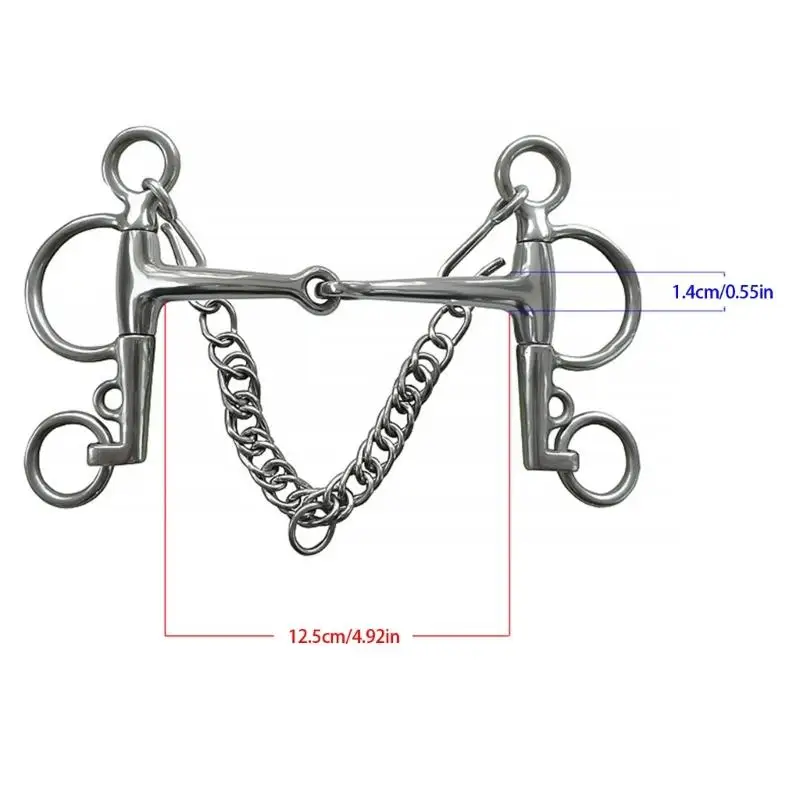 652F دقة هندسية لقمة الفروسية احترافية مع نظام رافعة معززة ومتانة من الفولاذ المقاوم للصدأ للحصان #6
