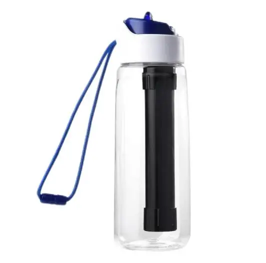 Whole Sale Water Purifier Bottle Outdoor Filter Bottle Flushing 1000L Time Portable Water Purifier Bottle