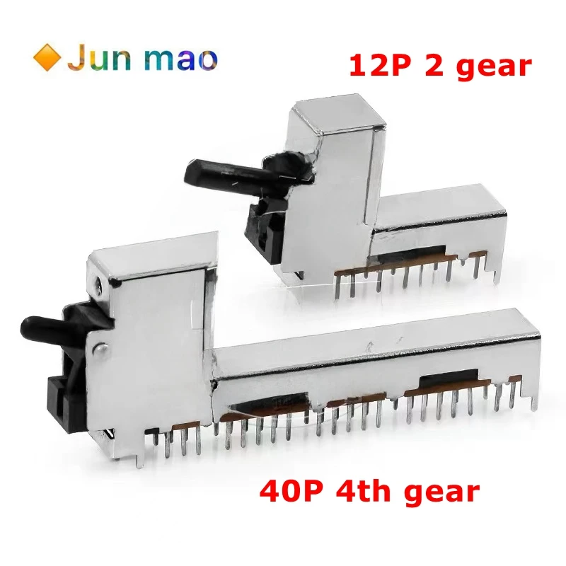 1PCS Radio Recorder - Up and Down Toggle Band Switch Dual Row 12/40 Feet -2/4 Gears with 4 Fixed Feet
