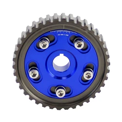 Adjustable Cam Gears Pulley Timing Gear for Honda Civic D15 D16 SOHC D-SERIES 88-00 Del Sol 93-97 Blue