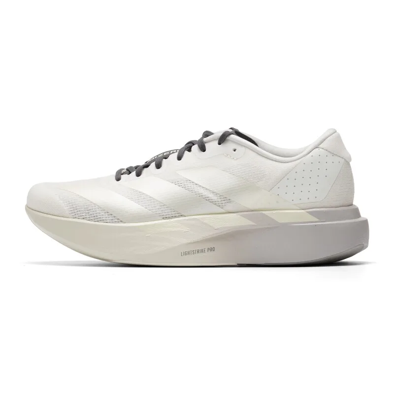 Adidas KI4794 Men Women Running Shoes Off White Gray Mesh Breathable Lightweight Sneakers