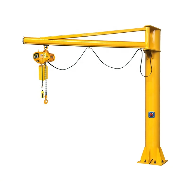 Homemade Jib Cranes 2M Height 2 Ton Slewing Jib Crane for Industrial Workshop Material Handling and Lifting Equipment Tool
