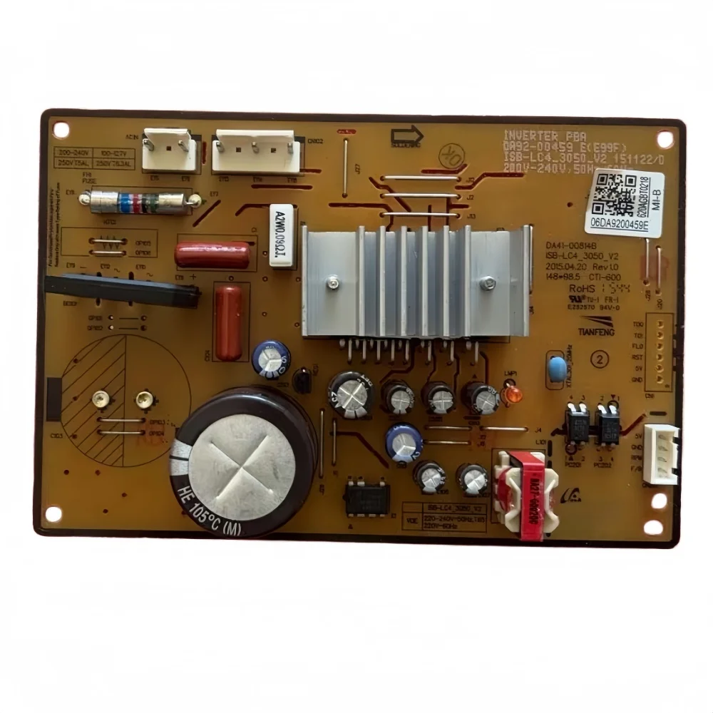 BCD-286 Variable Frequency Drive Board DA92-00459E DA41-00814B Refrigerator Parts Compatible with Samsung Refrigerators