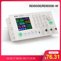 RD RD6006 RD6006W USB WiFi DC DC Voltage current Step-down Power Supply module buck adjustable converter 60V 6A Battery Charging