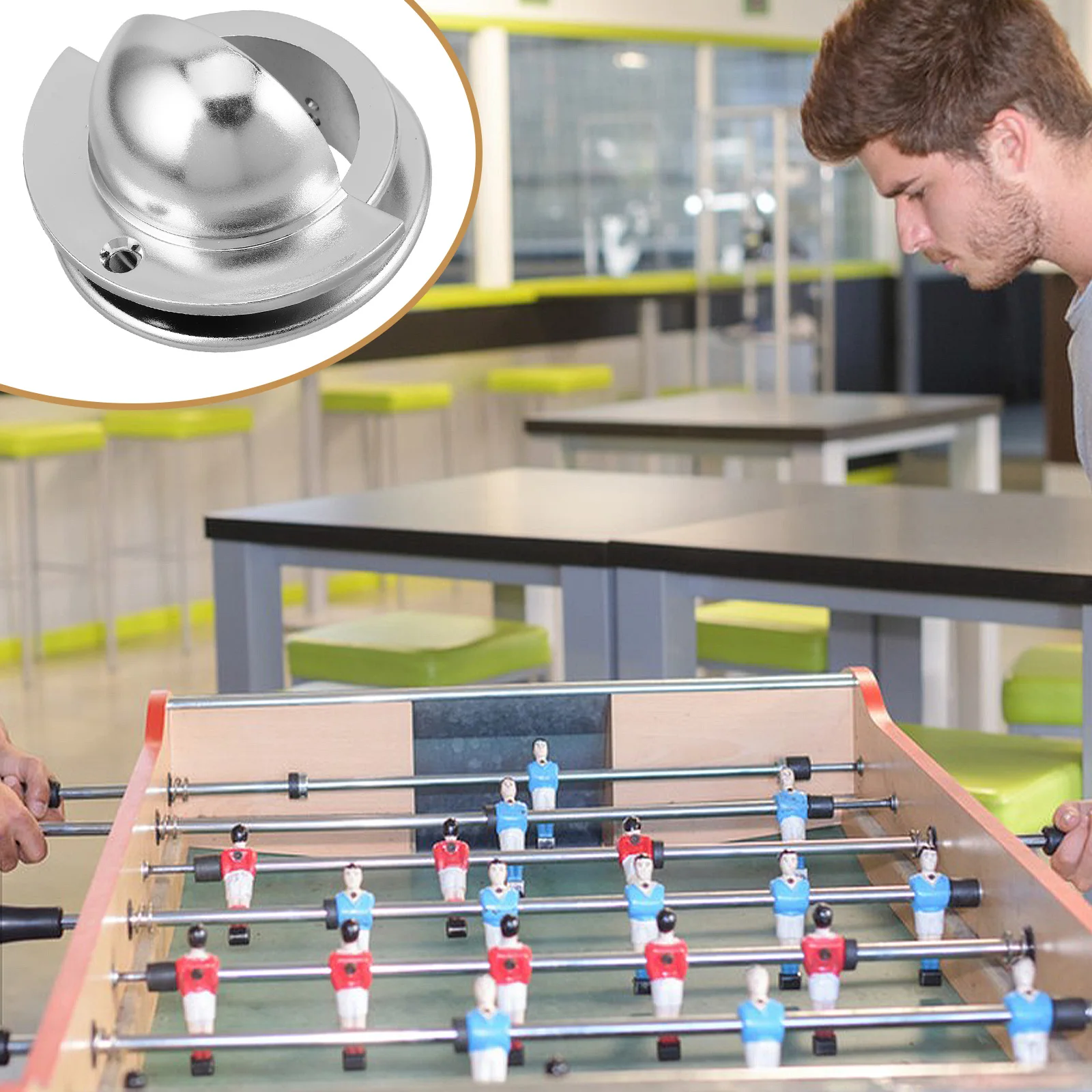 4 stücke Tischfußball Tisch Eintrag Gerichte Ersatz Kunststoff Fußball Maschine Teile Glatte Oberfläche Für Tisch Fußball Langlebiges Zubehör