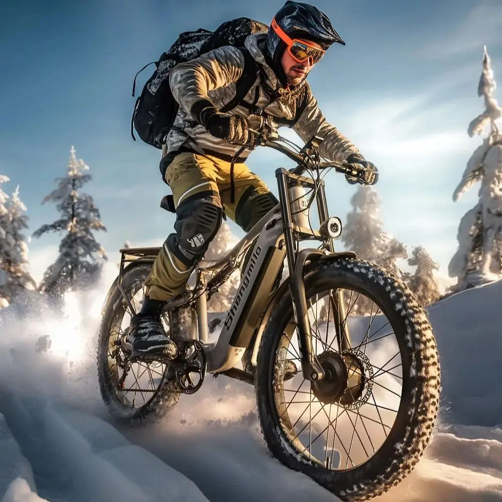 Shengmilo S600 Electric cycle Adult 2000W With Two Motors 48V17.5AH 2000W Battery 26 Inch Wide type men's e-Mountain Ebike