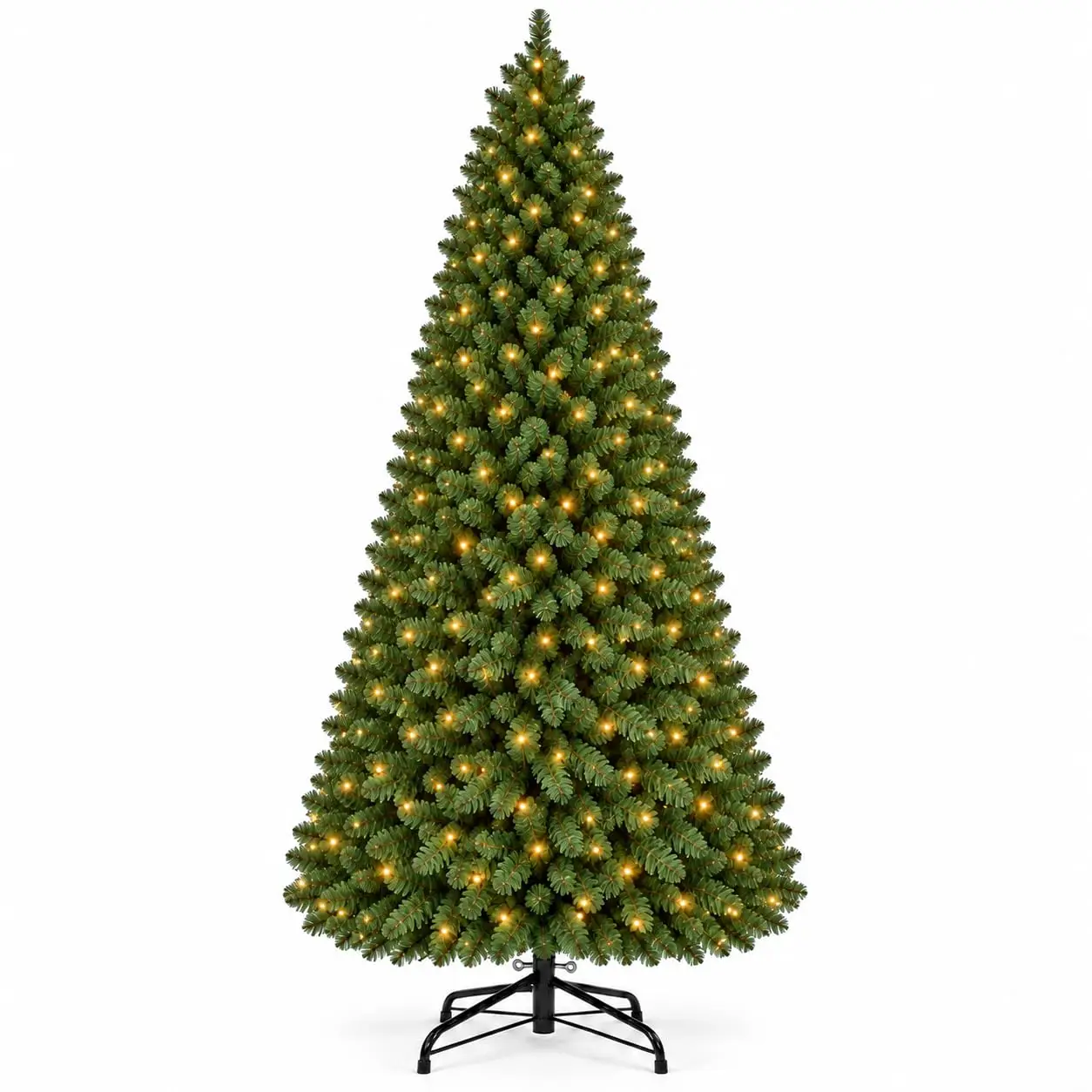 9ft Pre-Lit Artificial Christmas Tree, 700 Dual-Color LED Lights