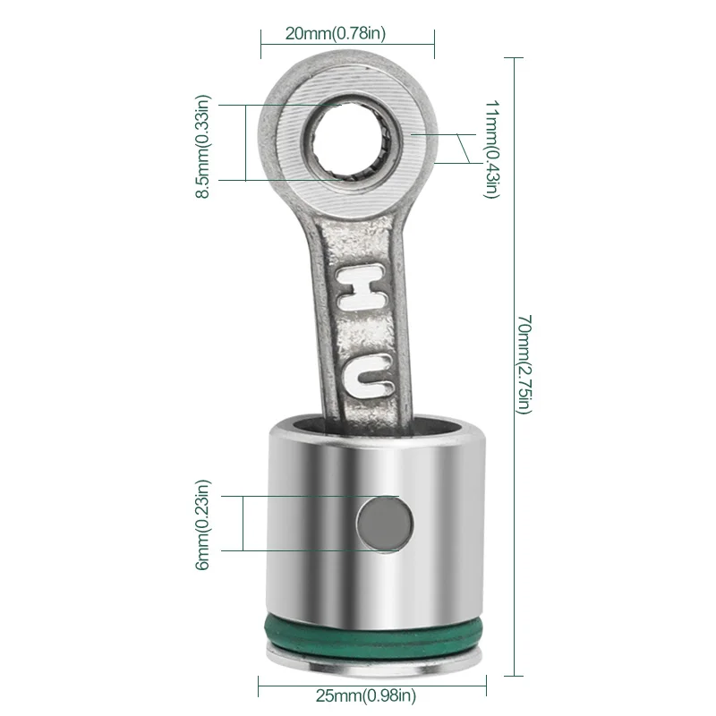 1 Stuk Elektrische Hamer Zuigerstang Vervangen Voor Power Klopboormachine Piston Tool Accessoires Drijfstang