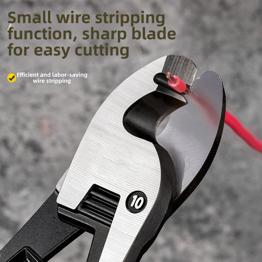 

Multi-functional Cutter Wire Cutting Tool For Heavy-Duty Tasks 55 Forged Steel Construction For Electrical Work