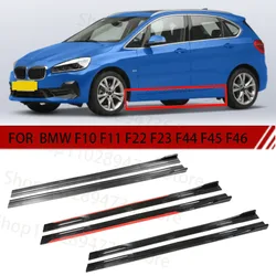 FOR F10 F11 F22 F23 F44 F45 F46 520i 528i 535i  2M Car Side Skirt Extension Plate Lip Separator Bumper 2.18M Racing Side Spoiler