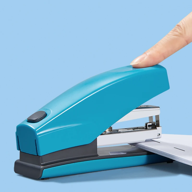 Comix Labor-Saving Stapler/Stapler 24/6 26/6 Red/Blue/White Office Home Stapler B3017N