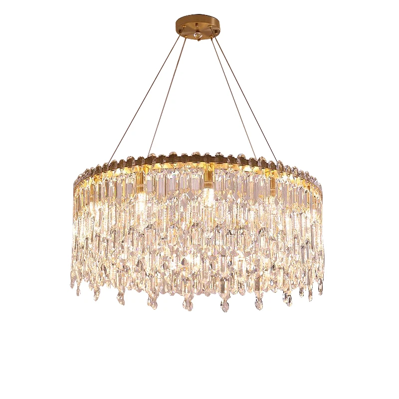 

Home Decor Crystal Pendant Chandeliers Luxury Hanglamp for Living Room Bedroom Lamparas Lustres