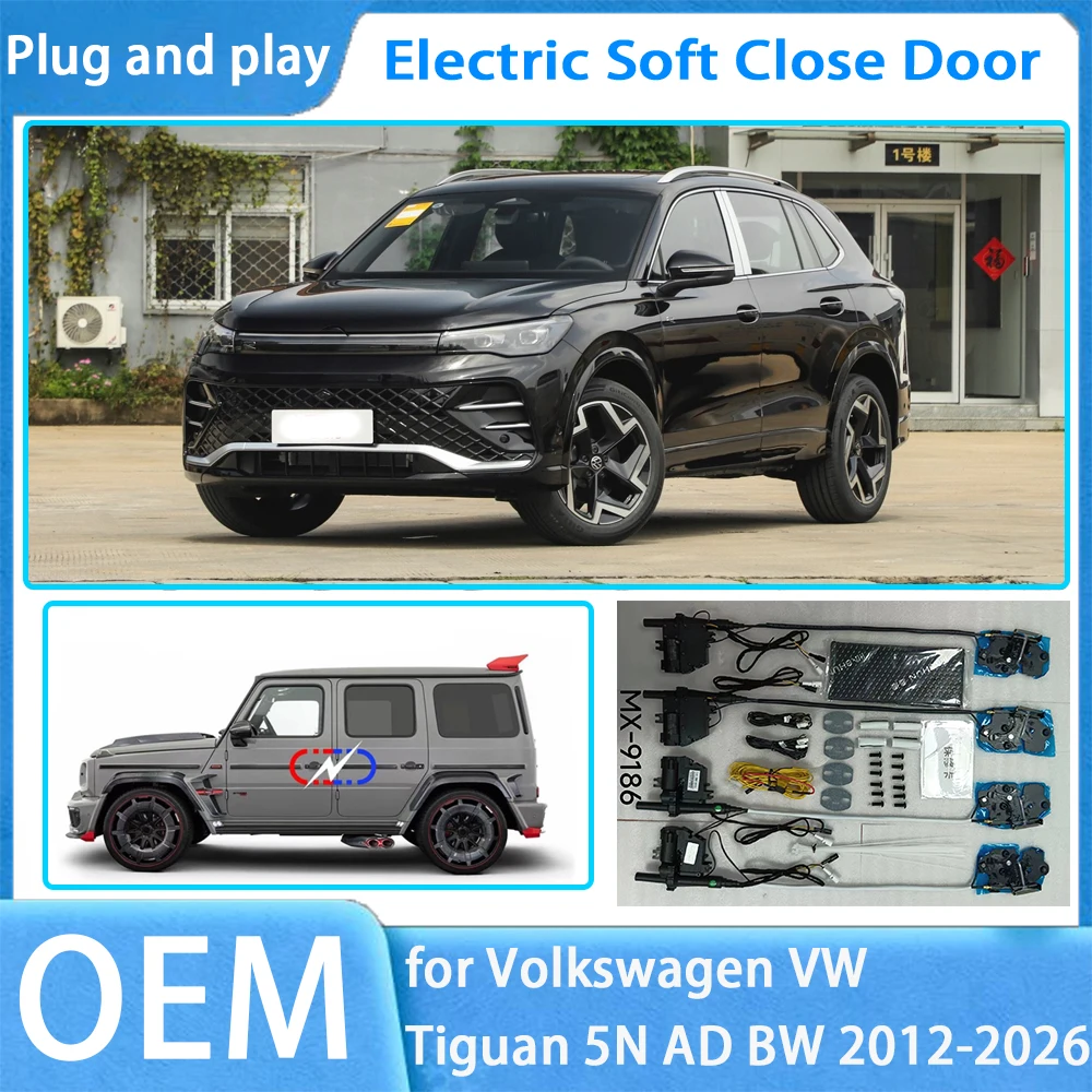 

for Volkswagen VW Tiguan 5N AD BW 2012-2025 OEM Car Soft Close Door System Automatic Electric Auto Pull Power Latch Power