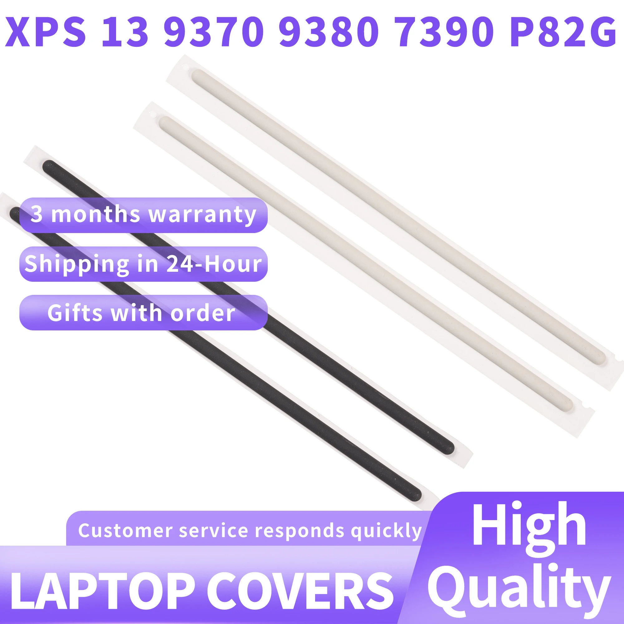 

Резиновые ножки для ноутбука XPS 13 9370 9380 7390 P82G, нижняя крышка корпуса, сменные резиновые подушечки для ног, тонкие, толстые