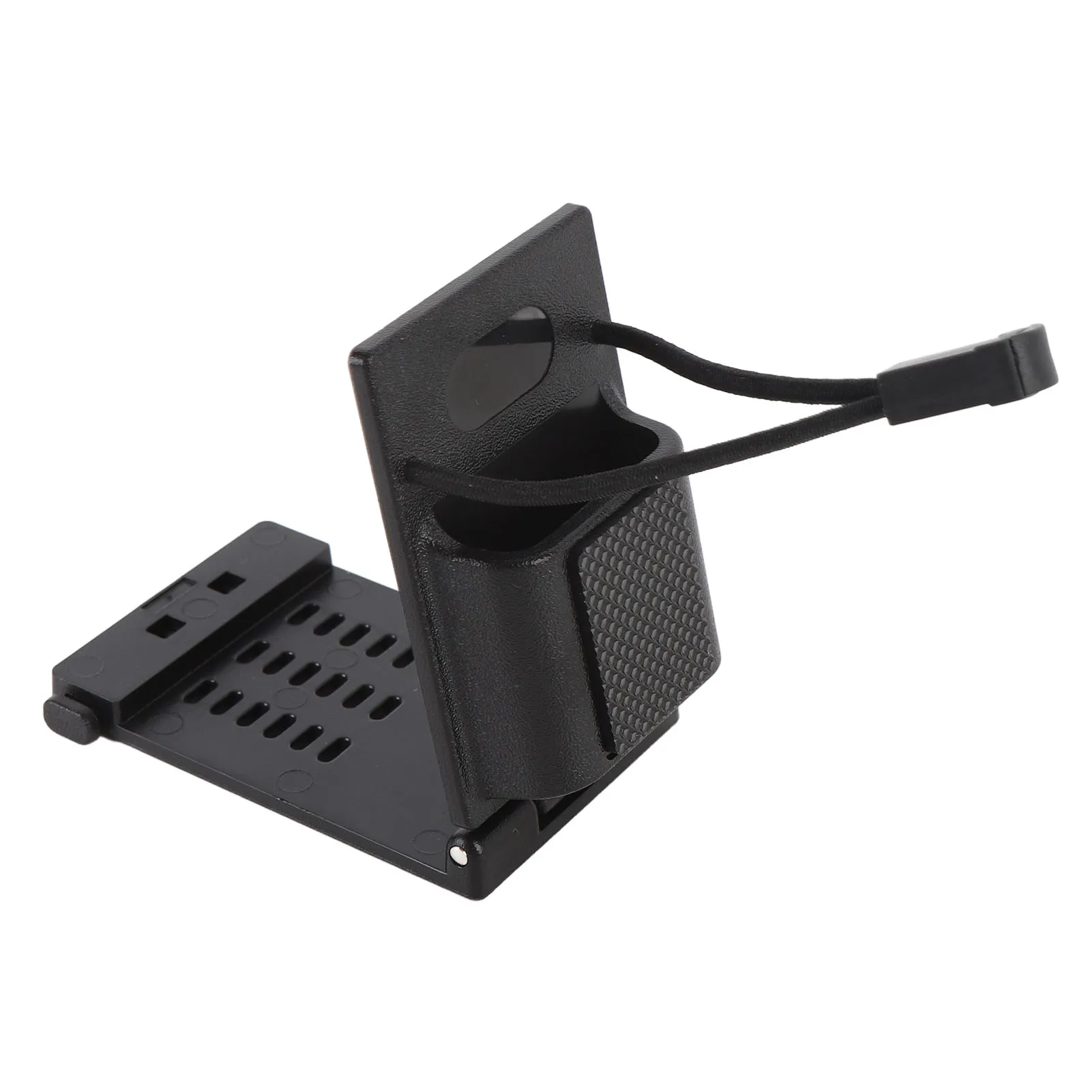 Radio Belt Holster Radio Carry Holster Black ABS Compact Secure Adjustable for Law Enforcement Duty Belt