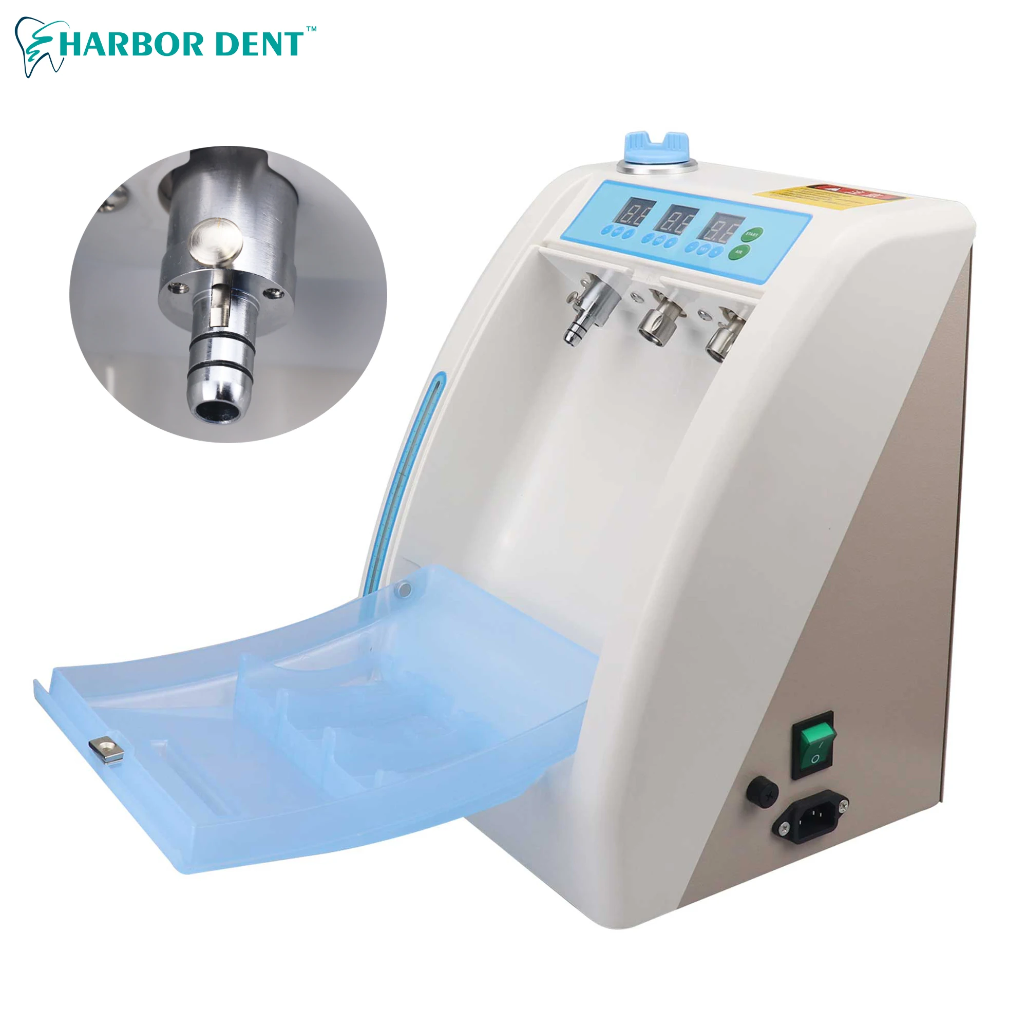 Dental Greasing Machine 110V/220V Dentist Curing Machine Dental Oiler Cleaning Oil Filling Machine 3000 rpm Dentistry Equipment