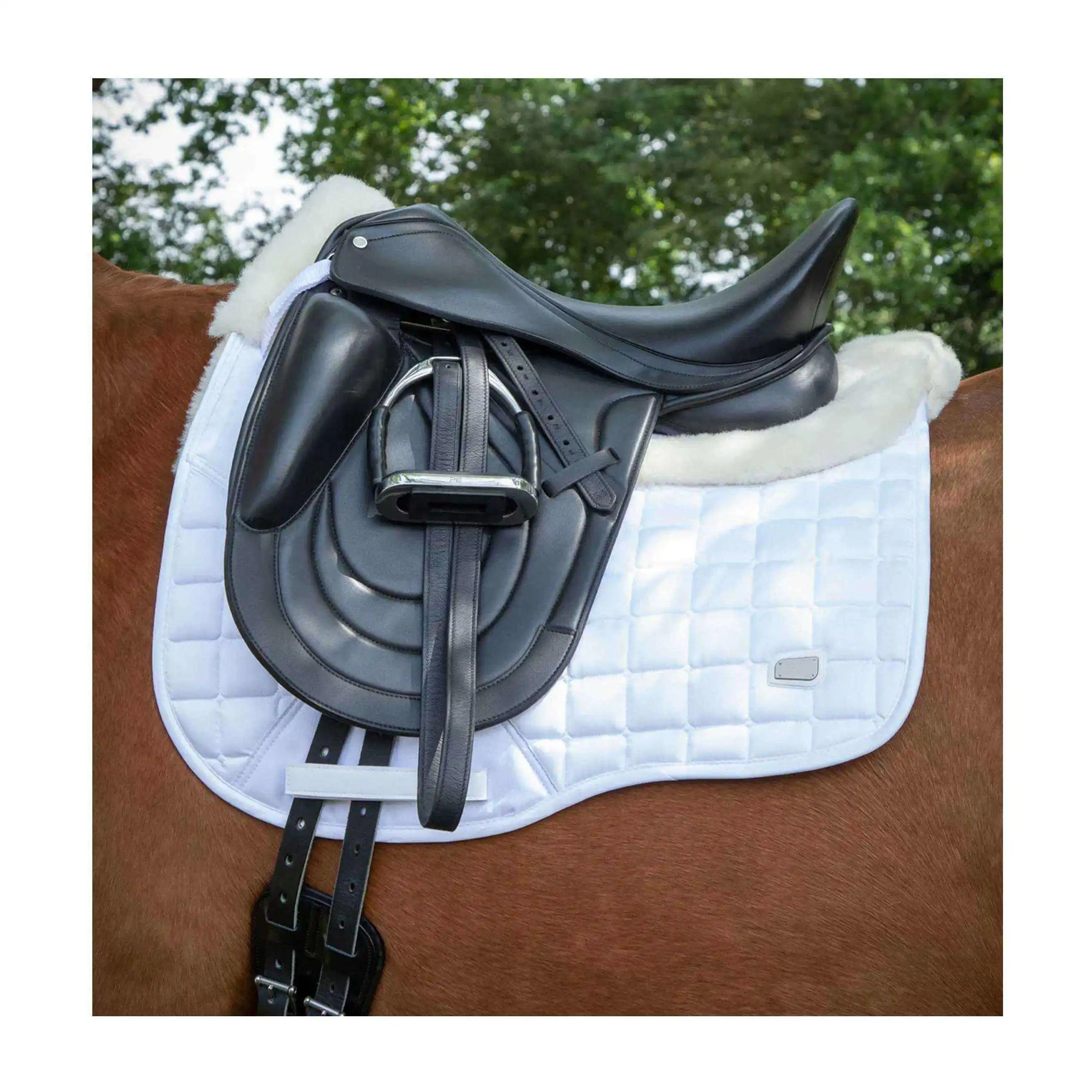 High-Quality Icelandic Horse Saddle Made from Premium Genuine Leather Ideal for English Style Riding and Racing