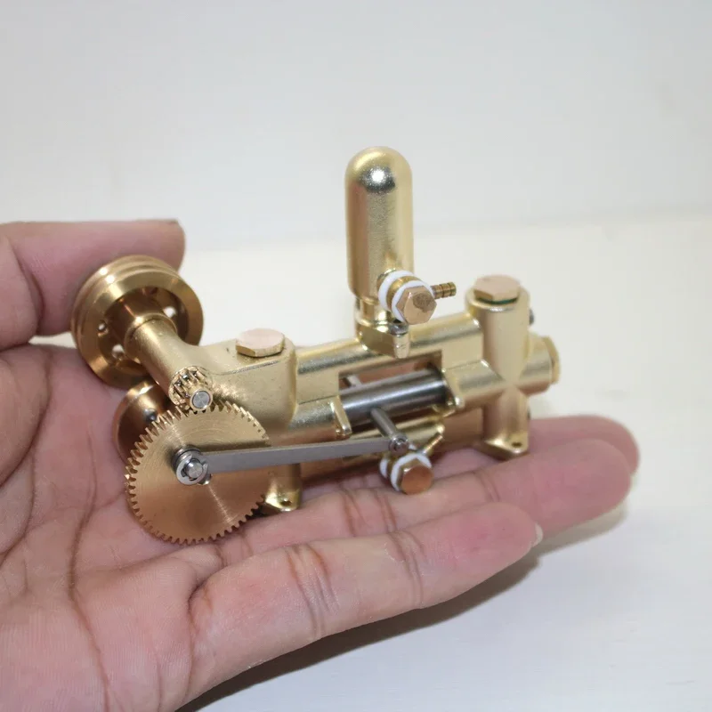 Akcesoria do pompy wodnej P71, tłok, mosiężne metalowe koło zębate, przełożenie 4:1, pasuje do modelu silnika parowego, model zabawki napędzanej silnikiem.