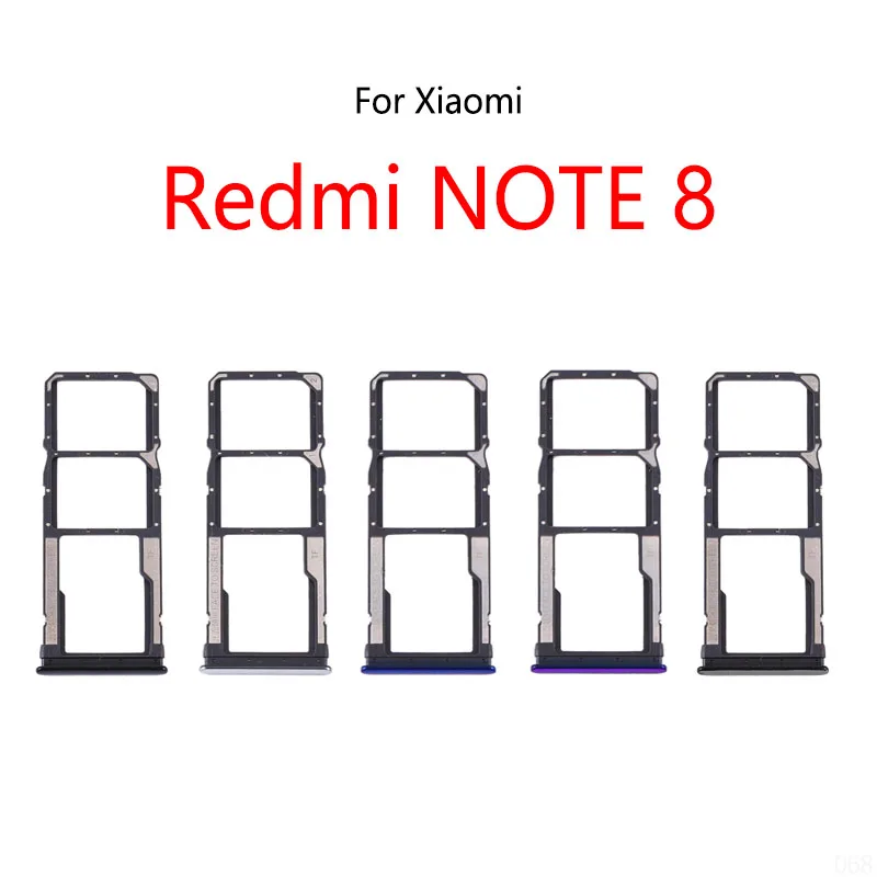 Supporto per vassoio per Slot per schede SIM presa per lettore di schede Sim per Xiaomi Redmi NOTE 8