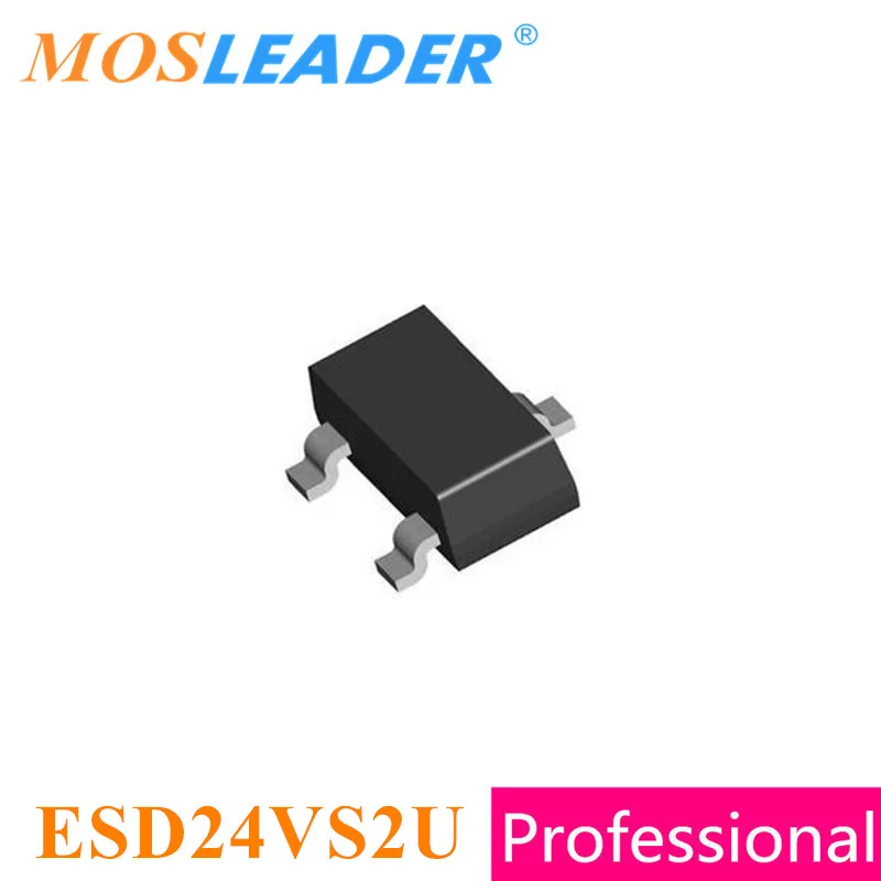 Mosleader ESD24VS2U E6327 SOT23 3000PCS 24V Ochrona ESD Made in China Wysoka jakość