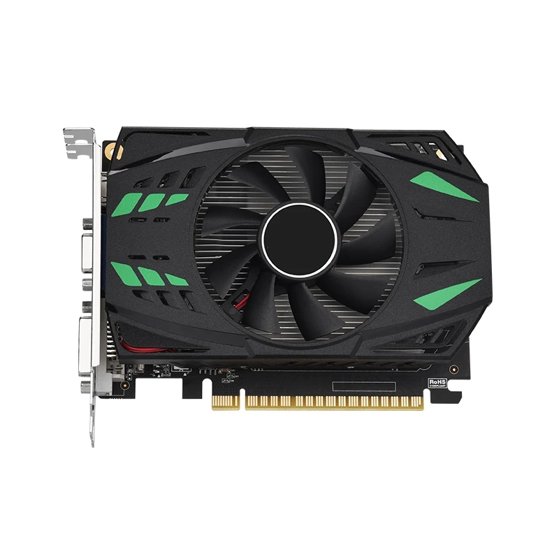 

Видеокарта Geforce GT740 2 Гб GDDR3, 128 бит, 993 МГц, 1250 МГц, 28 нм, Pcle X16 2,0, Видеокарта VGA + HD + DVI, прочная и легкая в установке