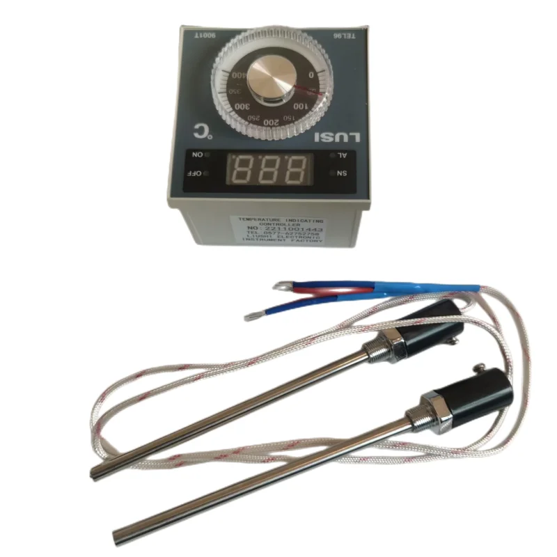 Original LUSI 0-400 TEL96-9001T TEL96 LIUSHI Oven Thermostat Instrument + Probe Oven Parts