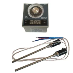 LUSI-termostato para horno TEL96 LIUSHI, instrumento con sonda, 0-400 TEL96-9001T, Original