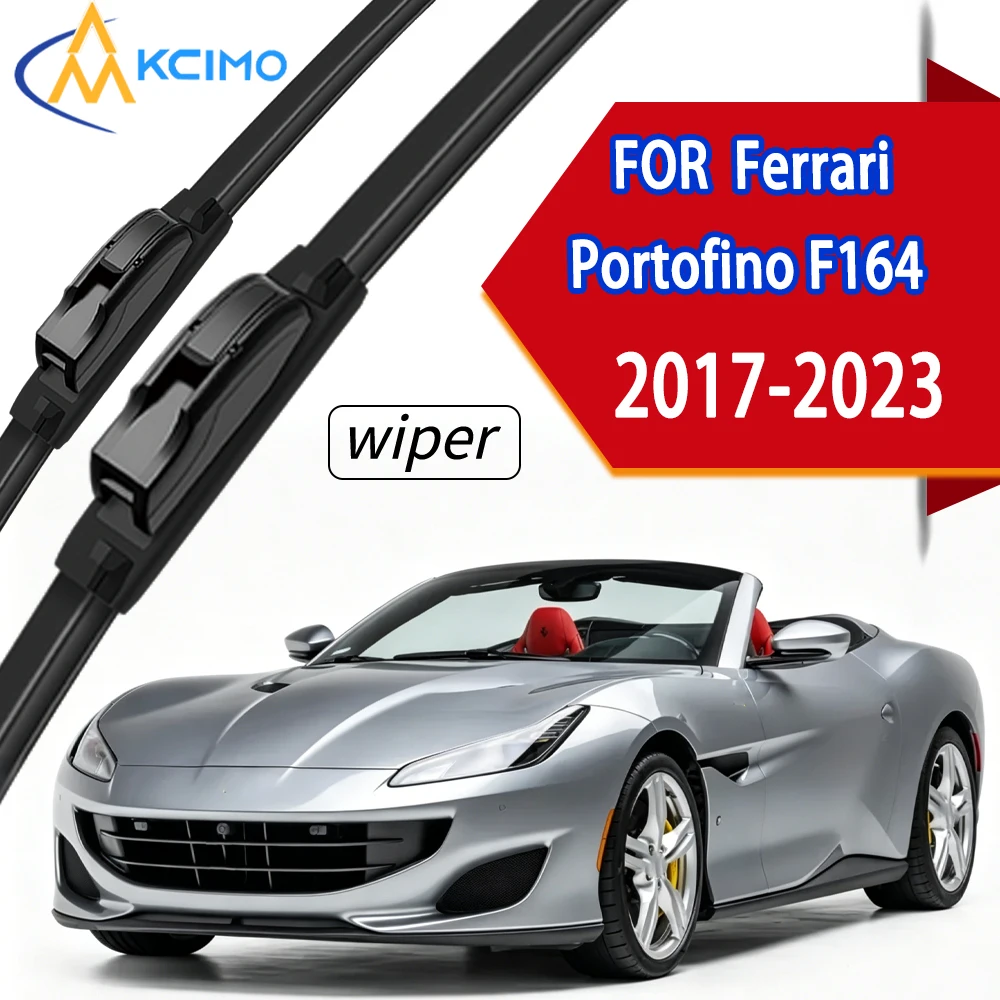 

Premium OEM Spec Front Windscreen Wiper Blades with Durable Rubber, Direct Fit for Ferrari Portofino F164 2017-2023